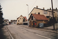 Kelterstraße in Sulzgries mit Backhaus (1989) / Backhaus aus Esslingen-Sulzgries in 73733 Sulzgries (01.04.1989 - Kopper + Schenkel Architekten/Esslingen)