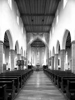 Blick zum Chor / St. Jodok in 88212 Ravensburg (Bildindex Foto Marburg)