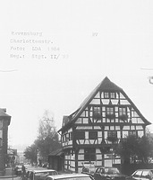 Das Vogthaus 1984 nach der Renovierung / Vogthaus (Museum) in 88212 Ravensburg (01.01.1984 - Bildindex: LDA Tübingen (LDA 1984), Stuttgart II/22 )